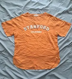 Cutie Blonde C.B　ロゴ Tシャツ オレンジ　Mサイズのサムネイル