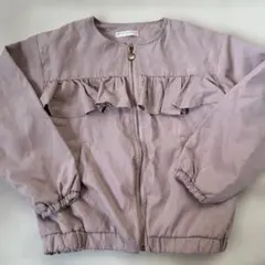 RETRO GIRL 130 フリルジャケット くすみピンク