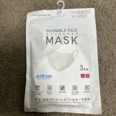 UNIQLO AIRism 洗えるマスク 小さめMサイズ ホワイト3枚組