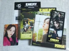 TWICE ENEMY 初回限定盤B トレカ ポスター ミナ シリアルナンバー