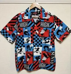 Sunny c sider 半袖シャツ 総柄