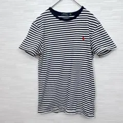 POLO RALPH LAUREN ポロ　ネイビー ストライプ Tシャツ XS