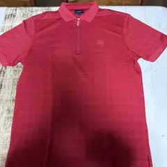 BURBERRY GOLF 赤 ストライプ シャツ サイズ4のサムネイル