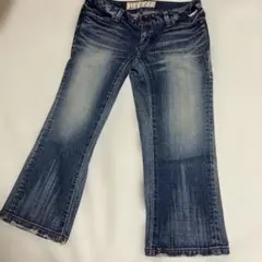値下げ不可‼️最終値下げ❗️BRAPPERS ブラッパーズ　七部丈デニムパンツ