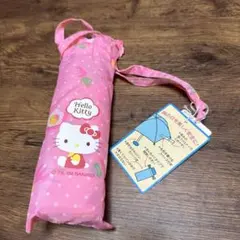 新品サンリオ購入　ハローキティ　折りたたみ傘　入園入学準備ギフト　新学期お祝い