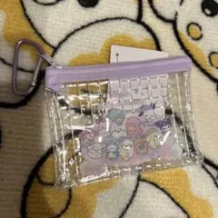 しろたん サンリオ カラビナ付きミニメッシュポーチ セリア キャンドゥのサムネイル
