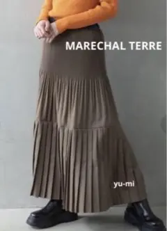 【美品】MARECHAL TERRE プリーツスカート　ティアード