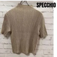 バナナ様専用 【SPECCHIO スペッチオ】プリーツニット 半袖トップスのサムネイル