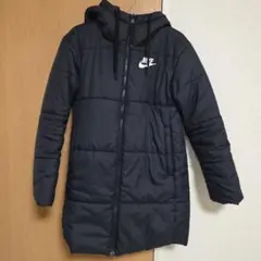 Nike フード付き ブラックダウンジャケット　S