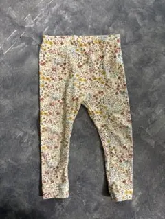 プチバトー　花柄 ベビー レギンス 24m/86cm