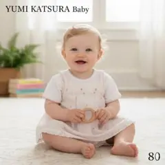 YUMI KATSURA Babyコットンフラワープリント ベビー服 セット80