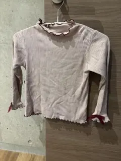 axes♡リブメロウ長袖カットソー リボン付き