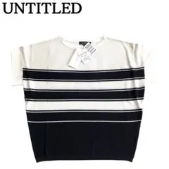 タグ付き新品★UNTITLED フレンチスリーブニット 近年モデル 2