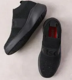 KITSON 超軽量 ニットスニーカー ブラック LL