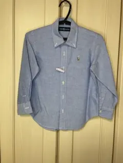 Ralph Lauren ボタンダウンシャツ 110 青