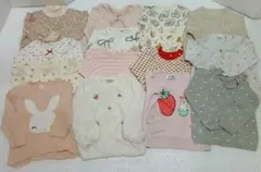 女の子冬服42点まとめ売りBirthday、futafuta、しまむら等