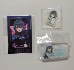 月村手毬 アクリルネームバッジ アクリルマスコット カードキー風 