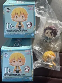 炭治郎＆善逸　鬼滅の刃　D賞　ちょこのっこフィギュア
