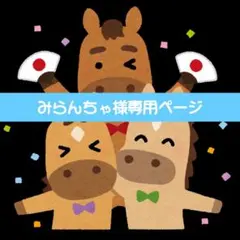 みらんちゃ様専用ページ