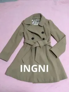 INGNI Aラインコート キャメル Ｍサイズ