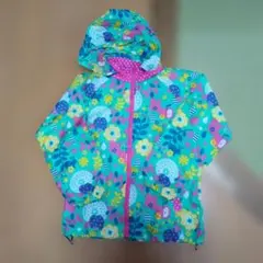 花柄フード付きレインジャケットのサムネイル