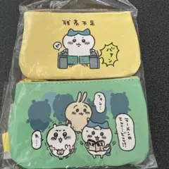 ちいかわ　東京みやげ　片面メッシュな2個セットポーチ
