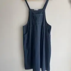 MEI・NI ダークデニム ジャンパースカート Mサイズ