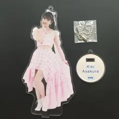 つばきファクトリー 八木栞 少し大きなアクリルスタンドキーホルダー