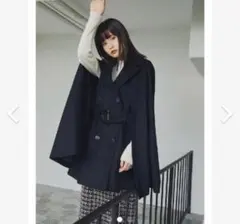 LILY BROWN（リリー ブラウン）ファー付き3wayケープコート - メルカリ
