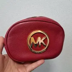 MICHAEL KORS レッド赤ポーチ