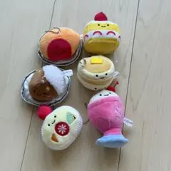 QUALIA にっこりーノ ぬいぐるみマスコットキーホルダー　喫茶店　ケーキのサムネイル