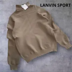 新品未使用　LANVIN SPORT デカロゴ　ホールガーメントニット　40