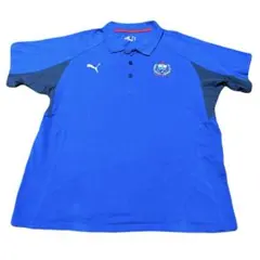 ラグビー サモア代表 PUMA プーマ 半袖ポロシャツ ラガーシャツ ブルー