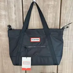 【新品•未使用】　HUNTER トートバッグ ※ショルダー用のストラップ付きのサムネイル
