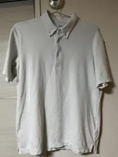 エアリズム　ポロシャツ　白　UNIQLO