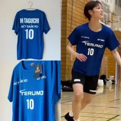 【L】バドミントン 日本代表 田口真彩 ドライTシャツ YONEX アクト西京 L】バドミントン 日本代表 田口真彩 ドライTシャツ YONEX アクト西京