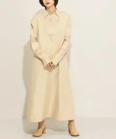 KBF Uネック2way ジャンパースカート