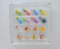 ピクミン　つめつめ消しゴム　 16個　ディスプレイケースセットのサムネイル