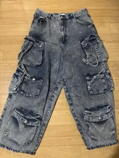 Adrer ケミカルウォッシュ カーゴパンツのサムネイル
