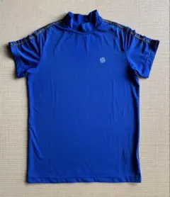 St ANDREWS ゴルフウェア モックネックシャツ ブルー