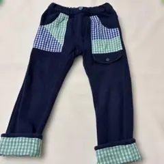 ムージョンジョン　長ズボン　すそ折り返し