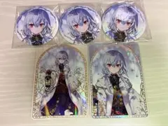 ART OF NIJISANJI　葉加瀬冬雪　缶バッチ　コレクションカード