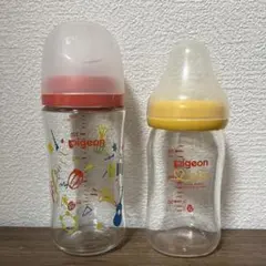 1本おまけ♪ピジョンガラス製哺乳瓶 2本セット 240ml 160ml