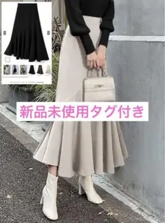 GRL アシンメトリーマーメイドスカート　S