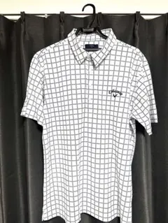 【美品】Callaway（キャロウェイ）メンズ 半袖ポロシャツ ゴルフウェア3L