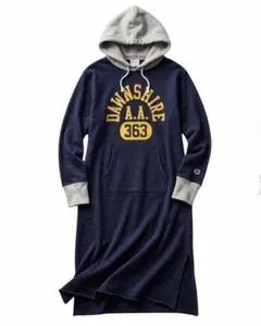 チャンピオン　ロング　ワンピース　パーカー　L