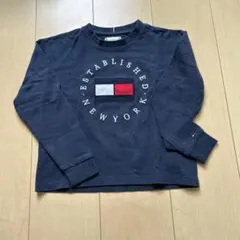 【トミーフィルフィガー】長袖Tシャツ(ネイビー)