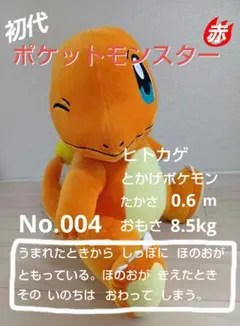 ヒトカゲ ぬいぐるみ 大きめ