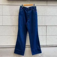 60s 70s USA製 ラングラー 濃紺 デニムパンツ 美品 vintage