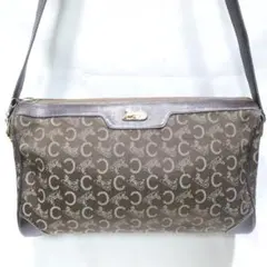 希少 極美品 セリーヌ ショルダーバッグ 馬車金具 Cマカダム オールドセリーヌ